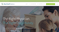 Desktop Screenshot of medstaffmatters.com